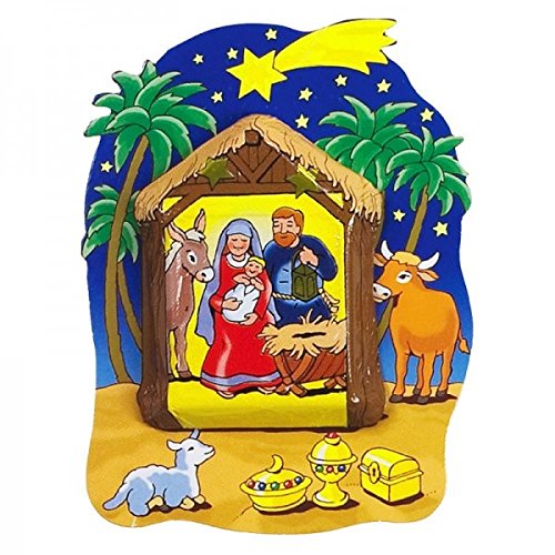 Preisvergleich Produktbild Storz Schokoladen Weihnachtskrippe mit Landschaft (30Stk. Dose)