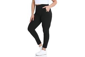 Kendindza Collection Damen Hose elegant mit Gummibund und Taschen