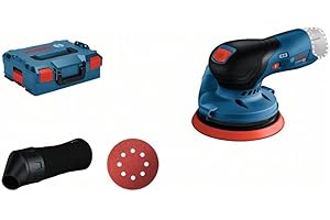 ‎BOSCH PROFESSIONAL Bosch Professional 12V System Akku Exzenterschleifer GEX 12V-125 (inkl. Schleifteller (125mm), 1x Schleifpapier, Staubbeutel, L-BOXX, ohne Akku/ Ladegerät)