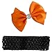TiaoBug Baby Girls Halloween Pumpkin Outfit Petti Tutu Romper with Headband Leg Warmer Shoes Black, Orange 3-6 Months