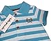 TUTTO PICCOLO "Business Ostern Easter" baby boys polo shirt stripes (blue/turquoise)