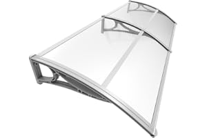 VOUNOT Markiza zewnętrzna do drzwi wejściowych, osłona przeciwdeszczowa na tylne drzwi, ganek, patio, okno, 200 x 80 cm