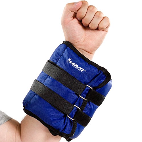 MOVIT® 2er Set Gewichtsmanschetten für Hand- und Fußgelenke, 7 Gewichtsvarianten, 2x 0,5kg – 2x 4 kg - 3