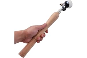 CANDEON Bowl Sander Tool Kit, Wood Lathe Bowl Sander Wood Turning Lathe Sanding Tools Bowl Sanding Tool, Wood Sander Bowl Sander Tool with 50pcs（60, 80, 120, 220, 320 Grit 10 pcs Each) for Wood Woodworking