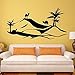 Produktbild guijiumai DIY Vinyltapete Camel Aufkleber Wild Animal Sticker Poster Vinyl Wall Decals Decor Wandbild Wild Animal Sticker weiß 50 x 94 cm