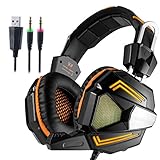 Zakitane KOTION EACH G5000 3.5mm PC Stereo Gaming Headset, Bass Headphones, Comf