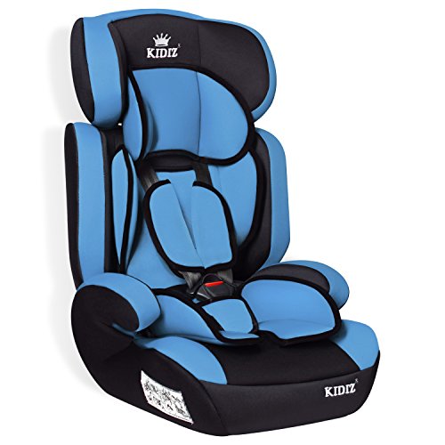 Kidiz® Autokindersitz Kinderautositz ✓ Gruppe 1+2+3 ✓ 9-36 kg ✓ Autositz ✓ Kindersitz | Stabil und Sicher | Farbe: Hellblau - 4