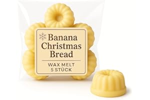 Duftmelt ❥ ❥ Duftwachs 5er Set - Winter & Weihnachts Duftkerzen | Raumduft ❥ ❥ (Banana Christmas Bread)