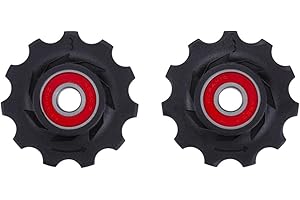 BBB Cycling Kółka zmiany biegów 11-T, kaseta 11 zębów, 9-10-11-rzędowa przerzutka SRAM Campagnolo i Shimano, kompatybilne z rowerami wyścigowymi i Urban Cycling RollerBoys Ceramic BDP-12