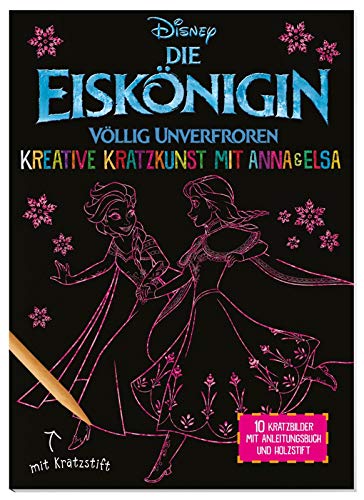 Disney Die Eiskönigin: Kreative Kratzkunst mit Anna und Elsa (Disney Eiskönigin)