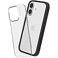 RHINOSHIELD Modular Case Compatible with [iPhone 16] | Mod NX - Customizable Shock Absorbent Heavy Duty Protective Cover 3.5M / 11ft Drop Protection - Black