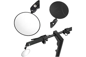SMARTYFIX Rückspiegel für Ninebot Blinker E-Scooter MAX G2 D F2 plus E2 Pro | verstellbar 360° drehbar einklappbar Spiegel konvex optimale Sicht nach hinten passend für Ninebot Blinker