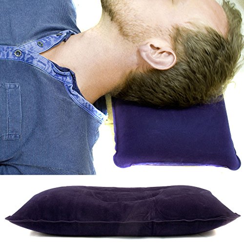 HomeToolseu-Oreiller-de-voyage-bleu-bleu-marine