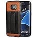 Produktbild INFLATION Litchi-Pattern Smartphone PU-Leder Handyhülle Handyschutz mit Kartenhülle mit elastisch Band für Samsung Galaxy S7 Edge Handyschutzhülle, Schwarz