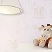 Produktbild Kindertapete Tiere Creme Weiß niedliche Hasen und Schmetterlinge , süße Tapete für Babyzimmer oder Kinderzimmer , inklusive Newroom Tapezier Hilfe , Rosa Jungen Mädchen Jungs