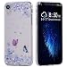 Produktbild iPhone XR Handyhülle Silikon, iPhone XR Bumper Case, Purple Angel Durchsichtig Dünn Weich Silikonhülle Slim Clear TPU Bumper Case Schutz Handyhüllen Cover für iPhone XR Stoßfest Telefonhülle Protective Backcase Schale