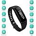 Produktbild Dreamerd Bluetooth Schrittzähler Armband Fitness Tracker, Sport Wristband Smart Band mit Herzfrequenz Monitor / Step Tracker / Kalorienzähler / Schlaf Monitor / Sport Entfernung / Blutdruckmessgerät
