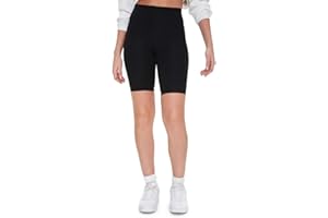 ELF KUCKUCK Kurze Leggings aus Bio Baumwolle, High Waist Damen Radlerhose Shorts für Alltag & Sport