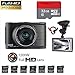 Produktbild Dash Kamera inrigorous Full HD 1080p Fahrzeug Auto Dash Cam 7,6 cm LCD Bildschirm Weitwinkelobjektiv mit Loop Aufnahme, Bewegungserkennung, Night Vision, WDR und G-Sensor [2017 Neue Version] + 32 GB micro-SD-Karte