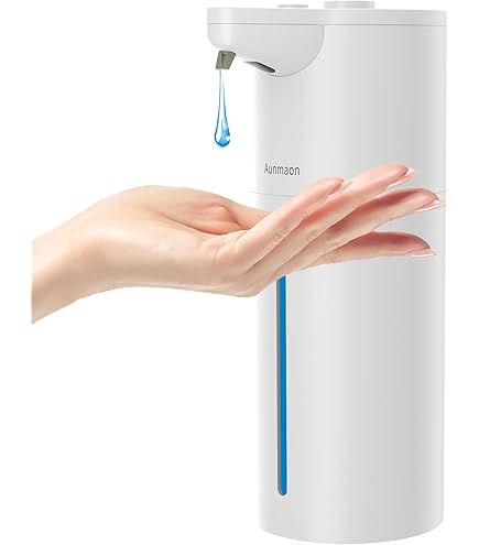 Erogatore Sapone Automatico A Sensore 300ml | Dispenser Senza Contatto Ricaricabile IPX6, 4 Livelli Regolabili Per Bagno E Cucina (Grigio) - 5