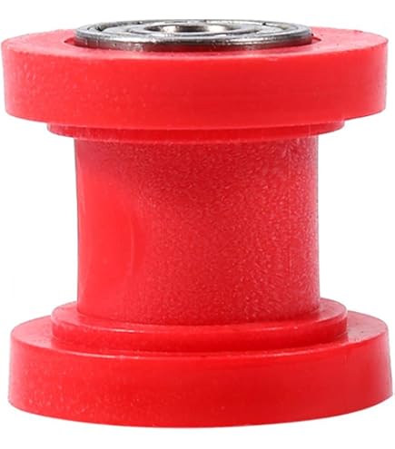Guida Rullo Tendicatena Per Moto - 8mm/10mm, Rosso 10MM, Per Moto Stradali E ATV - Foto 4