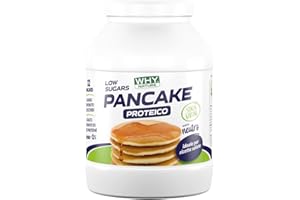 WHY NATURE LOW SUGAR PANCAKE PROTEICO - Pancake Proteici - Preparato Per Pancake Con Farina Di Fiocchi Di Avena - Gusto Neutro - 800 gr