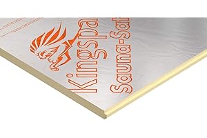 FCALVY Kingspan SPU - Pannello isolante per sauna, 600 x 1200 x 30 mm