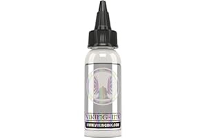 ‎VIKING-INK B&W VIKING INK - WHITE MEDIUM 1oz (30ml) - Tinta para Tatuaje