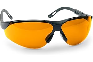 Walker's Game Ear Elite Jagdschutzbrille für Schießen, bernsteinfarben