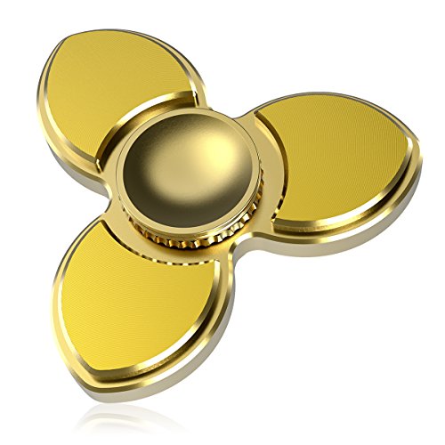 Finger Spinner,Cheeringary 3 Leafs Brass Tri Fidget Spinner (Spinning Up to 7 Mins) Anti-Anxiety Fingertip Gyro EDC Focus Fidget Toy High Speed Bearing Hand Spinner for Killing Time,Stress Reducer Finger Spinner,Cheeringary 3 Leafs Brass Tri Fidget Spinner (Spinning Up to 7 Mins) Anti-Anxiety Fingertip Gyro EDC Focus Fidget Toy High Speed Bearing Hand Spinner for Killing Time,Stress Reducer