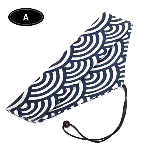 Tasca Portaoggetti cotone ? Stoviglie Conservazione stasche Triangolo Borsa, stile giapponese è fresco, Moda, bello, sicuro e igienico by favourall A?3