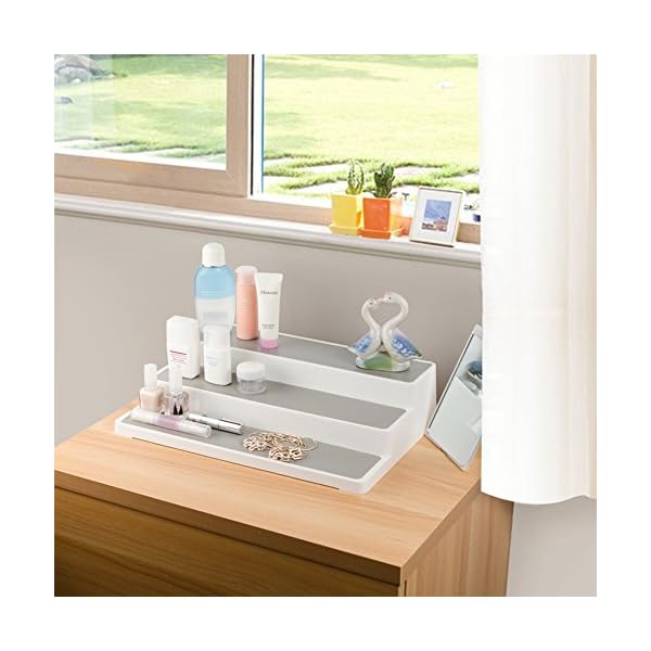 Tofern Home Durable plastic 3 layer Kitchen Spice Rack Shelf Organizer kitchen cupboard - Image 4