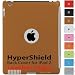 Produktbild HyperShield Leather Logo Back Cover für Apple iPad 2 Rückseite (HS3-TAN / HELLBRAUN) Schutzhülle für Rückseite des Apple iPad 2 mit Echtleder-Oberfläche und Logo-Ausschnitt. Case Hülle für iPad2 Rückseite. Kompatibel mit SmartCover.