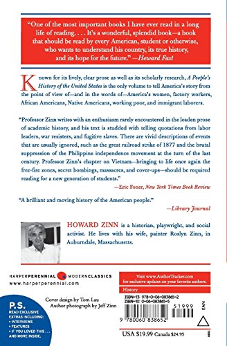 Livres Couvertures de A People's History of the United States