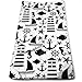 Produktbild Wolanim Sailboat Lighthouse Fish Anchor Seahorse Pattern Hotel & Spa & Home Hand Towel Multipurpose 12 x 27.5 Inch Cotton Highly Absorbent