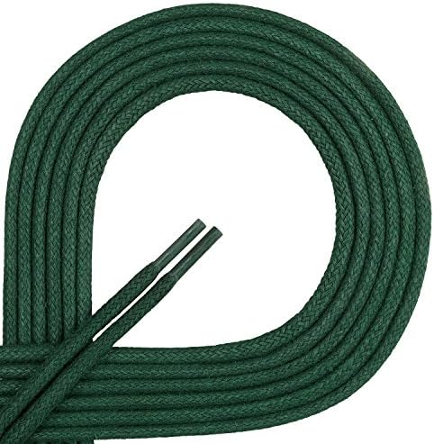 Di Ficchiano Premium Laces Waxed, Round Laces for Leather Business Shoes, Diameter 2-3 mm, Length 45-120 cm, Tear-Resistant