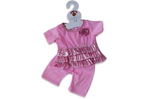 Teddy Bear Clothes Pink Rose Pyjamas fits38-40cm Build a Bear By Build Your Bears Wardrobe