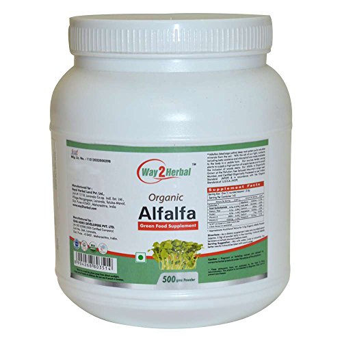 Preisvergleich Produktbild Alfalfa 500 gm Powder by way2herbal
