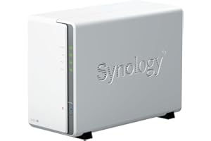 ‎SYNOLOGY Synology DS223j 2-Bay Diskstation NAS (Realtek RTD1619B 4-Core 1.7 GHz 1GB DDR4 Ram 1xRJ-45 1GbE LAN-Port) 8TB Bundle mit 2X HAT3300-4T