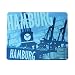 Produktbild Stadt Hamburg - Lentikular Mousepad Skyline - Unterlage Mouse PC