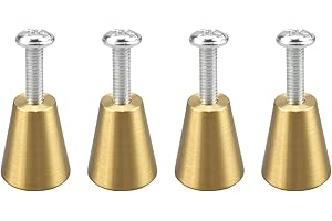Eozighi 4 Pezzi Pomelli per Cassetti Manopole per Mobili Manopole per Cassetti Pomelli Cassetti Solido Ottone Manopole per Mobili per Cassetti, Armadi, Librerie, Ante Dell'Armadio