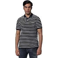 STOP by Shoppers Solid Cotton Blend Men's T-Shirt (S21187STRPO0-P)