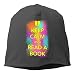 Produktbild Funny Fashion Beanie Caps Keep Calm and Read A Book Winter Beanie Skull Cap Warm Knit Ski Slouchy Hat Durable