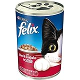 Felix Katzenfutter Rind und Truthahn in Soße, 400 g