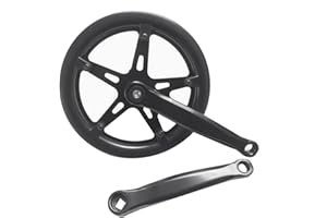 Hopbucan 46T Road Bike Crankt Single Speed 170Mm Crank Bicycle Crank Hollow Tooth Plate Bike Crank Sprocket Bike Accessories