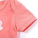 JIAJIA Cute Baby Girl Pink Cotton Short Sleeve Summer Bodysuit Onesies 3-6 Months