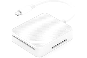TECKEEN Adapter koncentratora USB-C 4 w 1 typu C Smart Media M2 SD SM XD karta pamięci szybki czytnik