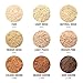 Saiya Flawless Complexion Mineral Foundation Makeup Powder MEDIUM BROWN] For Dark Skin Tones - Vegan friendly SPF 15 100% natural weightless minerals for full coverage with all skin types - 4g