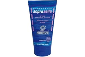 Hibros Crema Soprasella Lenitiva Idratante Protettiva Anti Sfregamento - Fondello Ciclismo Sottosella - Bici Corsa Sport Uso Sportivo Running 150 ml