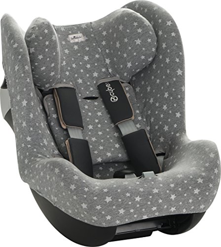 Bezug für Autokindersitz Cybex Sirona – M2 I-Size Janabebé® (White star) - 3